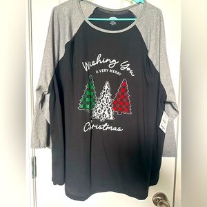 Wishing you a very Merry Christmas long sleeve shirt-Brand New 2X
